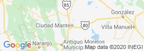 Ciudad Mante map